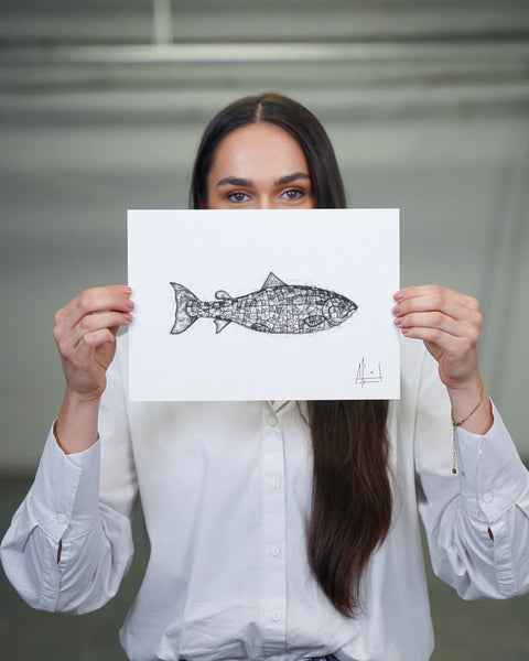 The Big Fish Print | AJ Laird Art