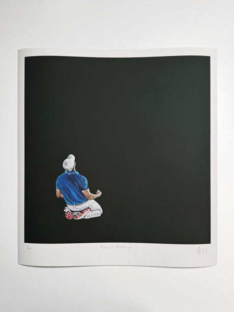 McIlroy's Masterpiece limited edition Rory McIlroy print, full view with white border